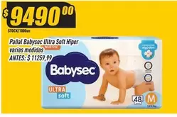 Babysec - Pañal Ultra Soft Hiper