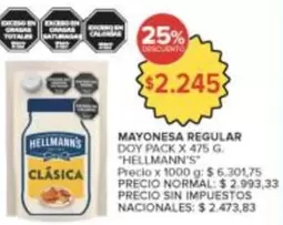 Hellmann's - MAYONESA REGULAR