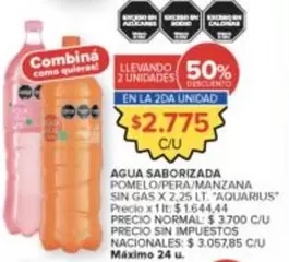 Aquarius - AGUA SABORIZADA