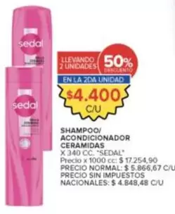 Sedal - SHAMPOO/ ACONDICIONADOR CERAMIDAS