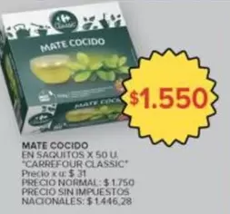 Carrefour - MATE COCIDO