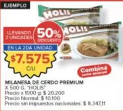 Premium - MILANESA DE CERDO PREMIUM