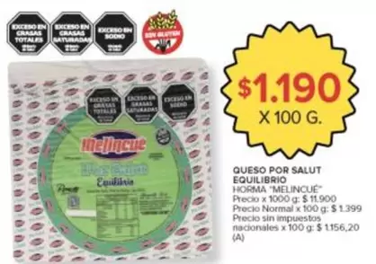 Melincue - QUESO POR SALUT EQUILIBRIO