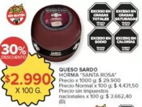 santa Rosa - QUESO SARDO