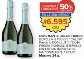 Callia - ESPUMANTE DULCE TARDIO