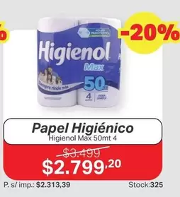 Higienol - Papel Higi00enico