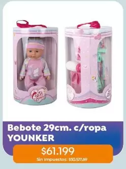 Bebote 29cm. c/ropa