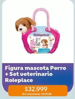 Figura mascota Perro + Set veterinario