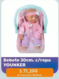 Bebote 30cm. c/ropa