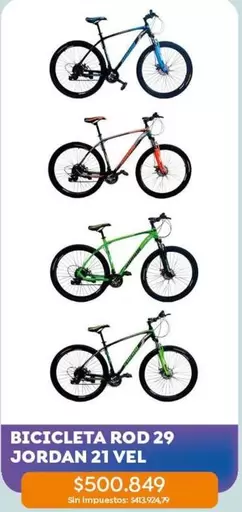 BICICLETA ROD 29 JORDAN 21 VEL
