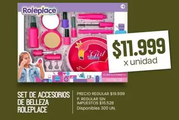X$ - SET DE ACCESORIOS DE BELLEZA