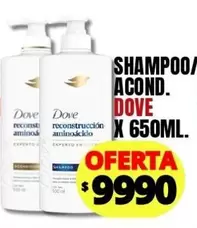 Dove - Shampoo/Acond. Reconstrucción Aminoácido