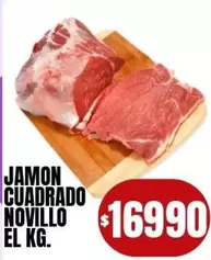 JAMON CUADRADO NOVILLO EL KG.