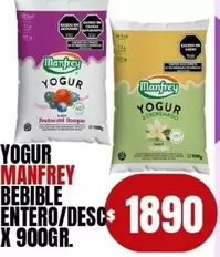 Manfrey - YOGUR BEIBLE ENTERO/DESC