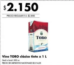 Toro - Vino tinto