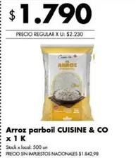 X$ - Arroz parboil