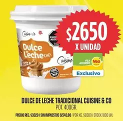 X$ - Dulce de Leche Tradicional