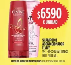 Elvive - SHAMPOO O ACONDICIONADOR