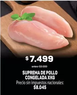 Suprema de Pollo Congelada