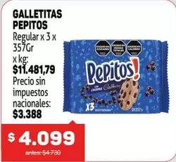 Pepitos - GALLETITAS PEPITOS