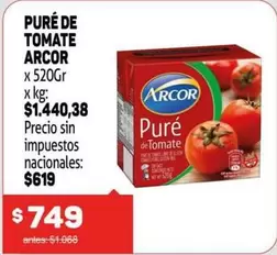 Arcor - Puré de Tomate