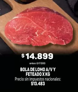 X$ - BOLA DE LOMO A/V Y FETEADO