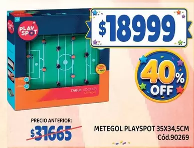 Off - METEGOL PLAYSPOT 35x34,5CM Cód.90269