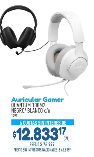 Quantum - Auricular Gamer QUANTUM 100M2
