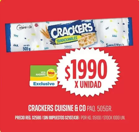 Cuisine - CRACKERS