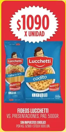 Lucchetti - Fideos