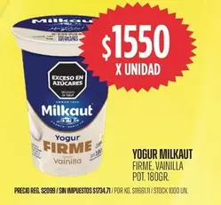 Milkaut - Yogur Firme