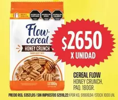 Flow - CEREAL FLOW HONEY CRUNCH