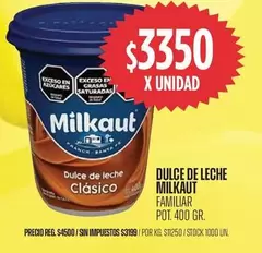 Milkaut - Dulce de Leche Clásico