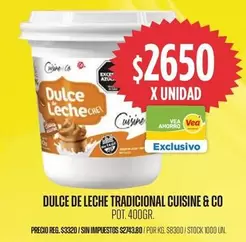 X$ - Dulce de Leche Tradicional