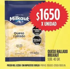 Milkaut - Queso rallado
