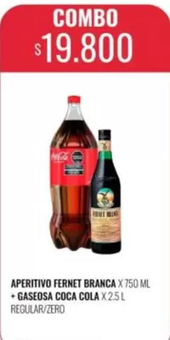 Coca cola - APERITIVO FERNET BRANCA + GASEOSA COCA COLA