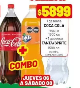 Coca cola - Gaseosa Coca Cola + Gaseosa Fanta/Sprite