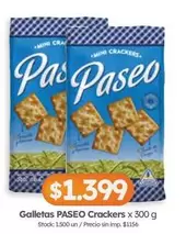 Paseo - Galletas Crackers