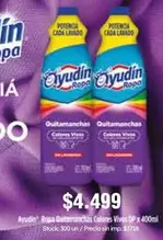 Ayudin - Ropa Quitmanchas Colores Vivos