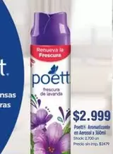 Poett - Aromatizante en Aerosol