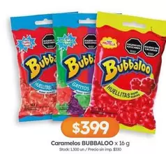 Bubbaloo - Caramelos