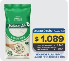 Molinos Ala - Arroz Largo Fino 00000