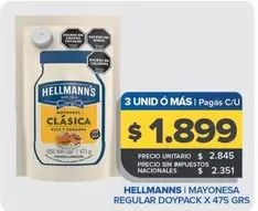 Hellmann's - Mayonesa Regular Doypack