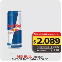 Red Bull - Bebida Energizante