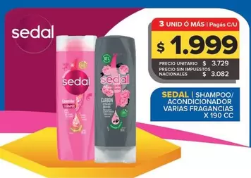 Sedal - Shampoo/Acondicionador