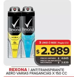 Rexona - Antitranspirante Aero