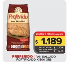 Preferido - Pan Rallado Fortificado