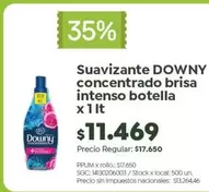 Downy - Suavizante concentrado brisa intenso botella x 1lt