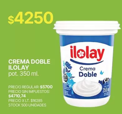 Ilolay - CREMA DOBLE