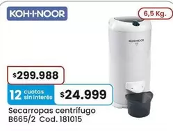 Koh-i-noor - Secarropas centrífugo B665/2